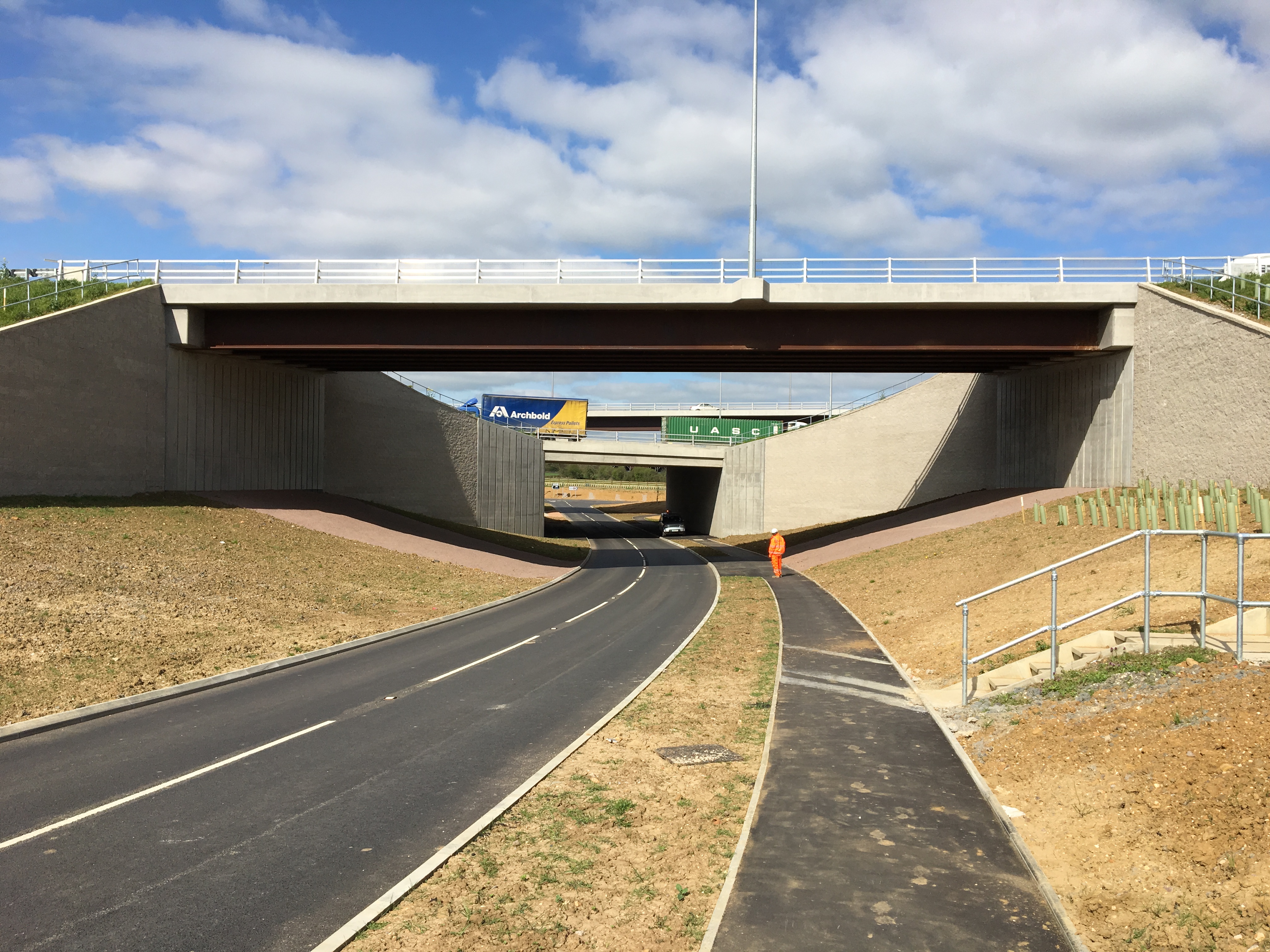road-under-overpass